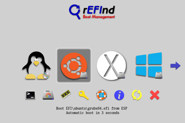 rEFind, pour remplacer GRUB